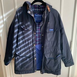 Navy blue Penfield jacket, Madewell 2014